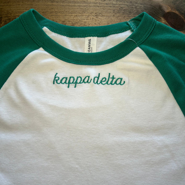 Kappa Delta Raglan Tee