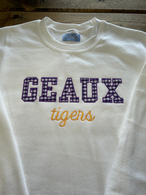 Geaux Tigers Crewneck
