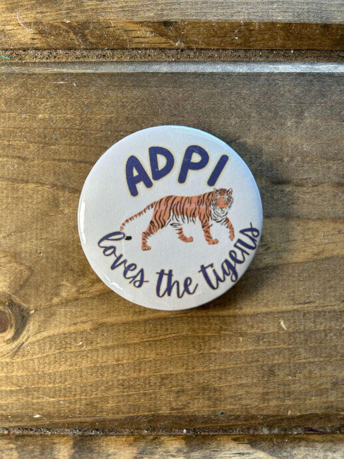 ADPI loves the tigers button