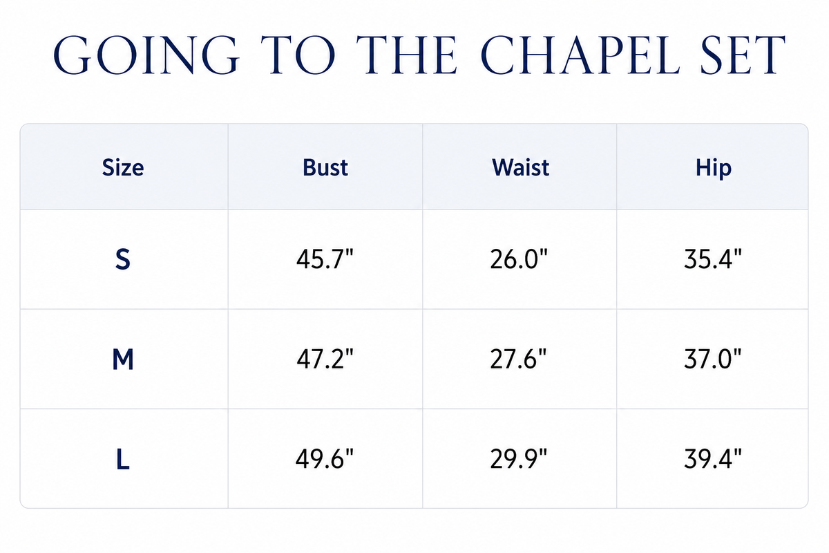 Going to the Chapel Set