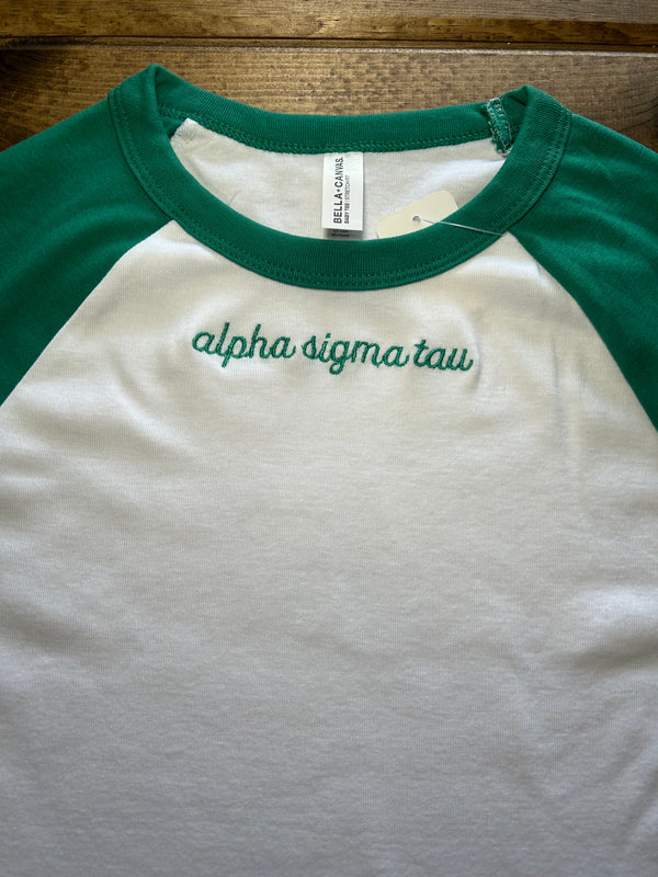 Alpha Sigma Tau Raglan Tee