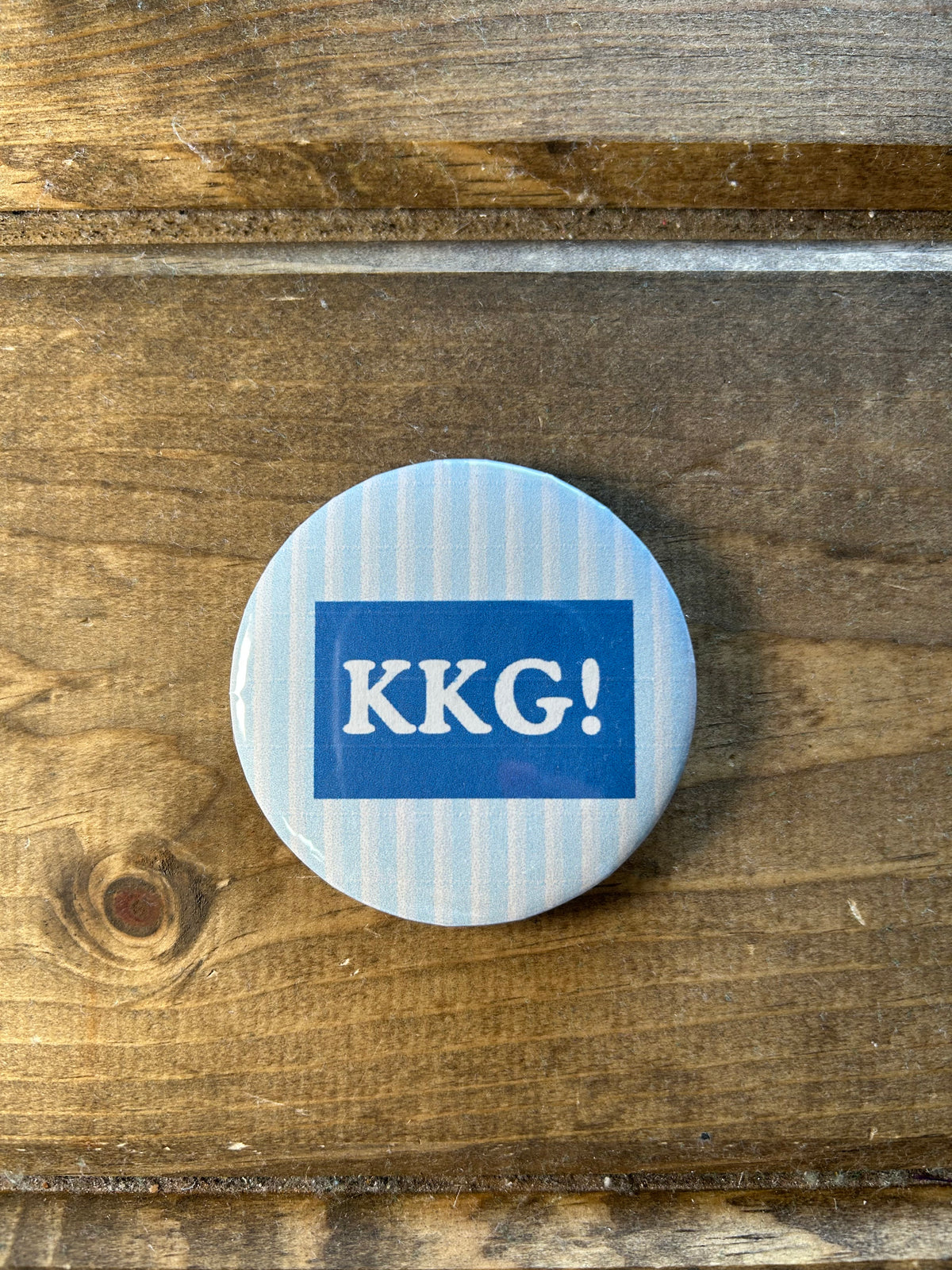KKG Striped Button