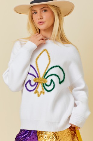 Fleur De Lis Sweater