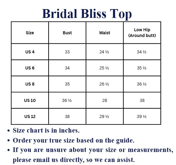 Bridal Bliss Top